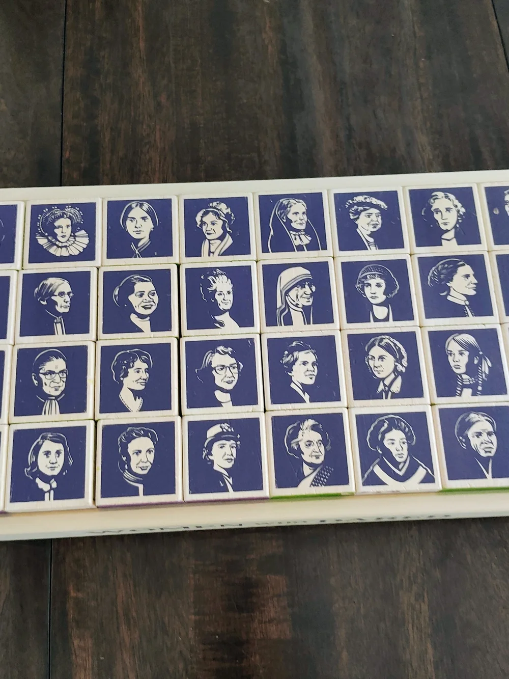 Women Who Dared Memory Matching Game - Purple